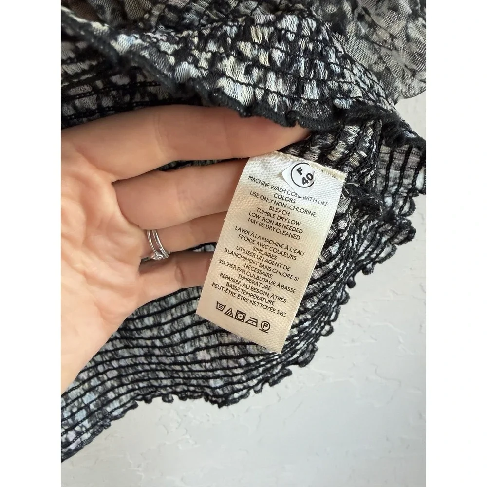 Free People sheer dark